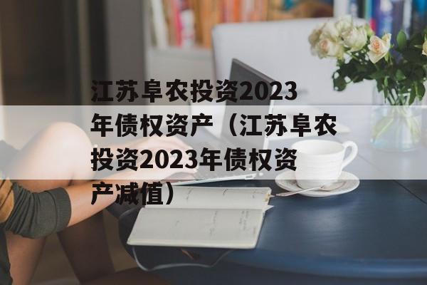 江苏阜农投资2023年债权资产（江苏阜农投资2023年债权资产减值）